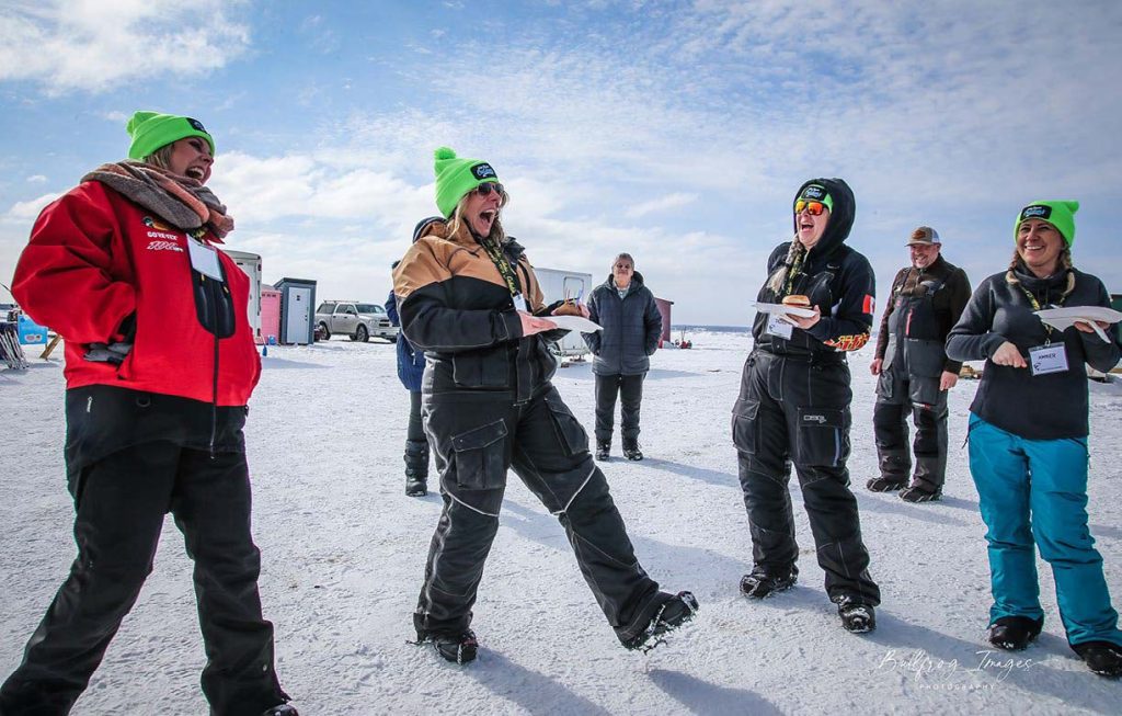 ice fishing