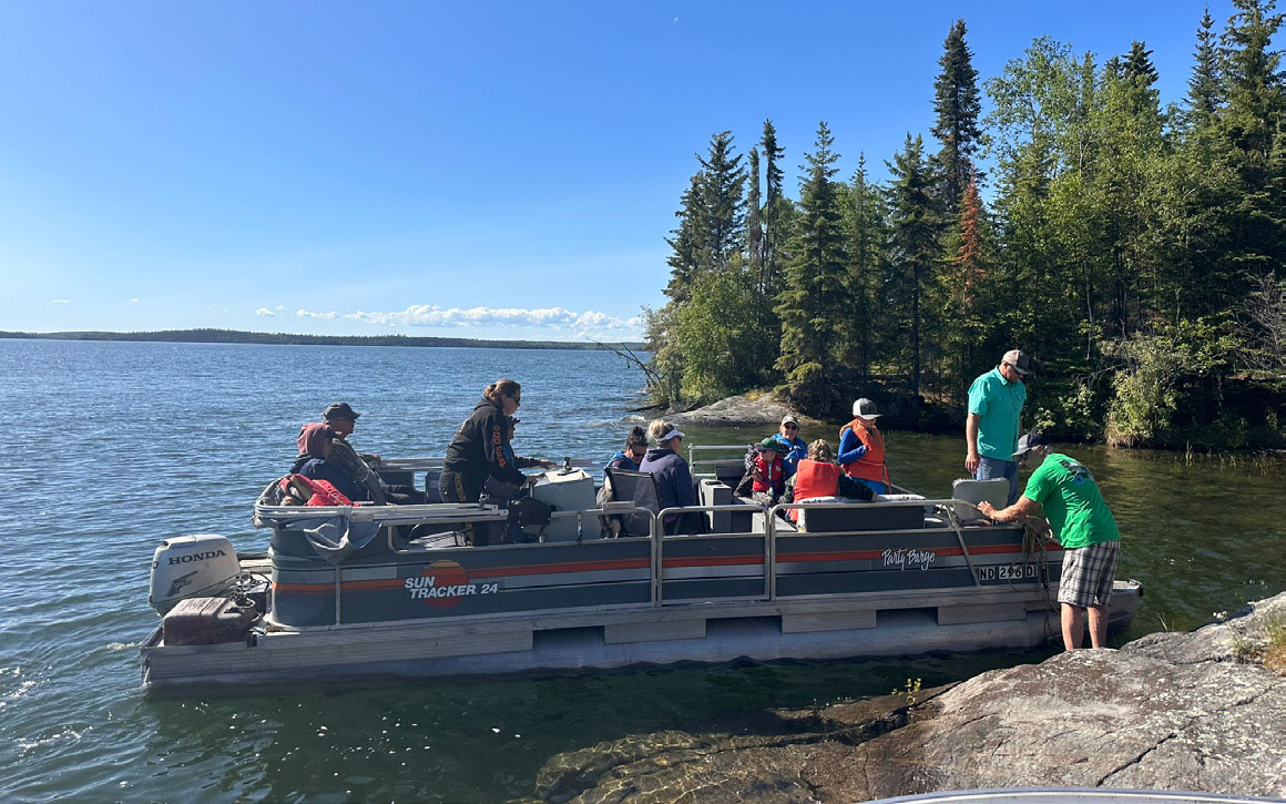 pontoon boat