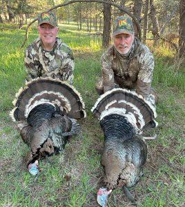 Bill and the author with 2 nice Merriam's