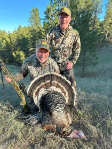 Author and Bill with a nice Merriam turkey