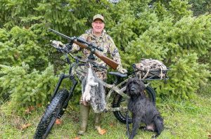 Hunter with QuietKat e-bike