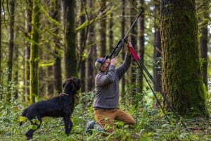 Hunter with Tree Squirrel hunting gear