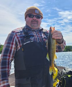 Ken with walleye