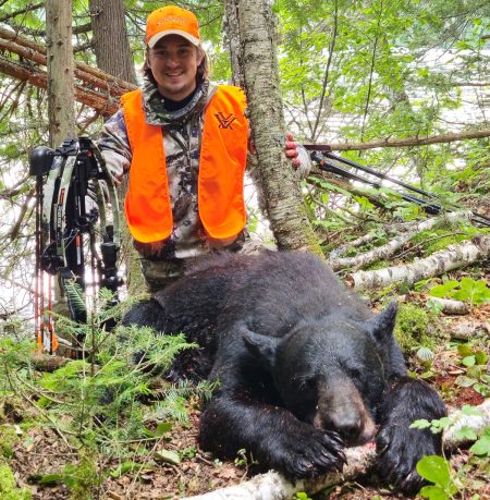 Jim with a successful bear hunt