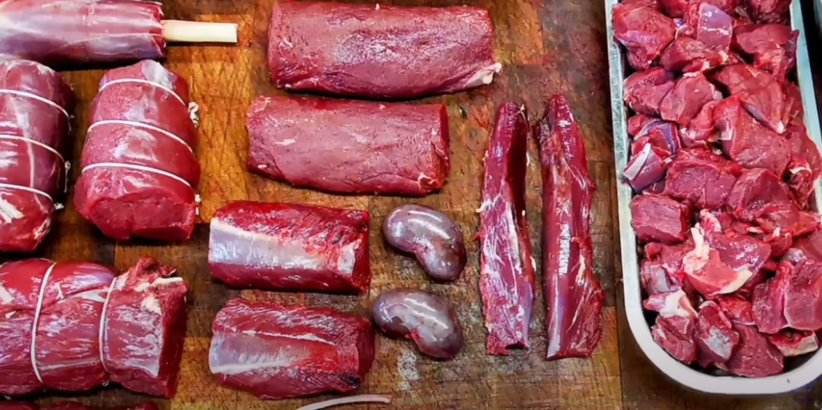 processing deer
