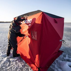 author's selection for best mobile ice fishing shanty