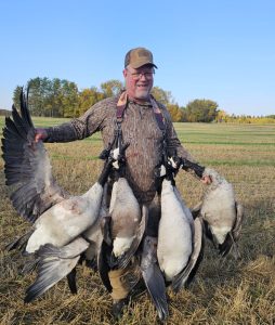Brad showing a Quill Goose
