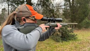 Author on the range with a Ruger American Gen 2 Predator