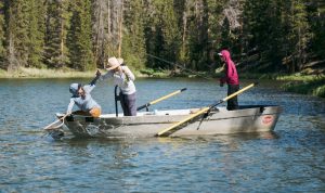 Women fly fishing with Erin Crider