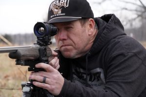 author reviews the grl 335 on the range