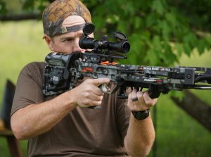 Wicked Ridge Invader M1 Review Wicked Ridge Invader being shot by author