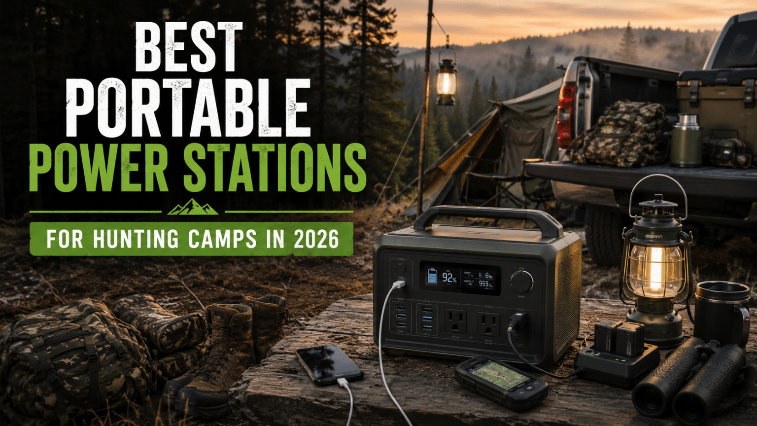 The Best Portable Power Stations for Hunting Camps in 2026 author's featured image for Best Power Stations for Hunting Camps