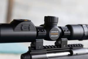 Goyojo GRS225RF up close mount on a rifle