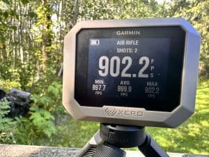chronograph testing results of the umarex gauntlet